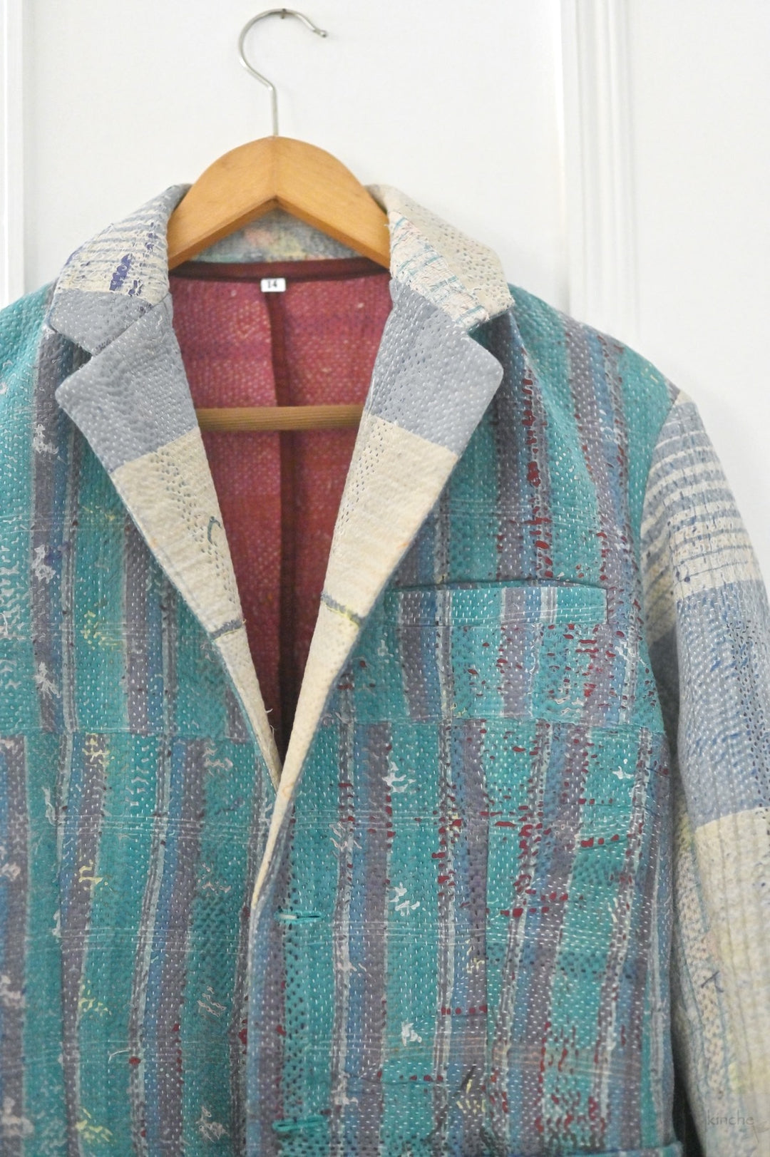 Oliver, Up Cycled Kantha Quilt Men&