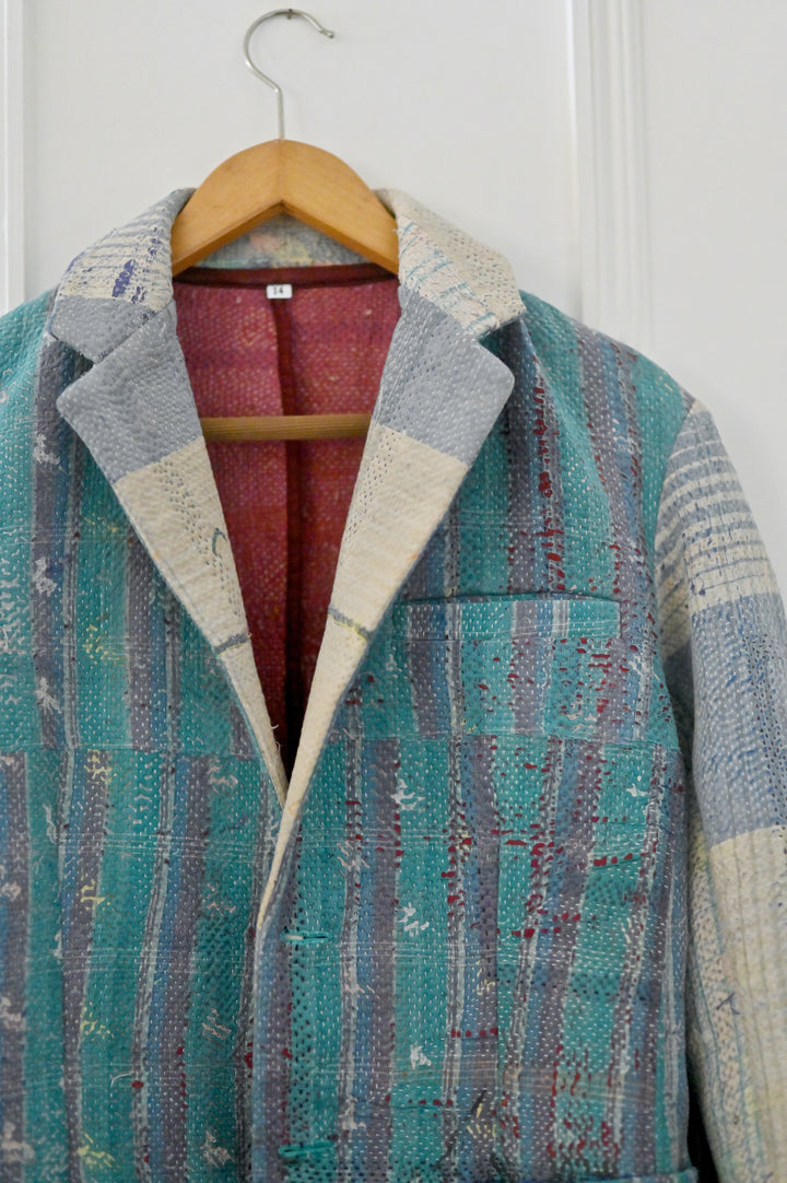 Oliver, Up Cycled Kantha Quilt Men&