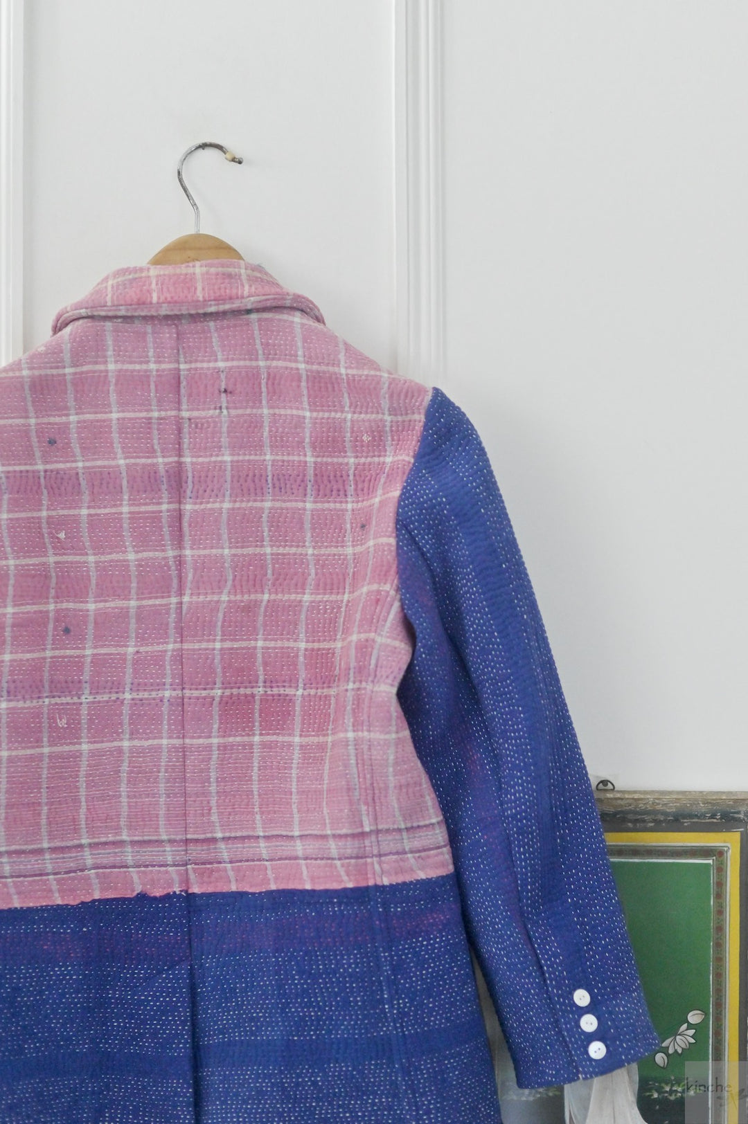 Malcolm, Sustainably made Kantha Blazer, One of a Kind Chest/Bust 40 - kinchecom