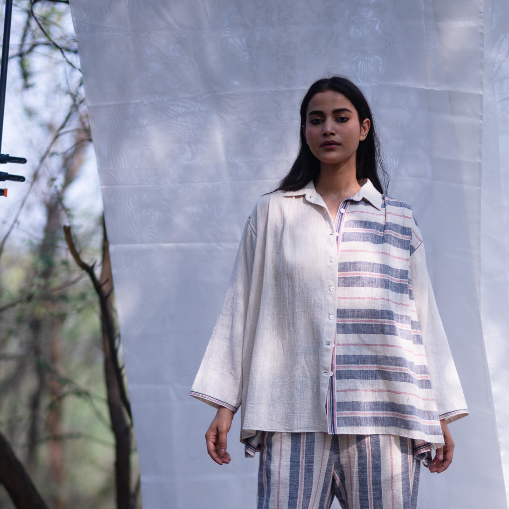 Rome, Organic kala Cotton Weave Co-Ord Set - kinchecom