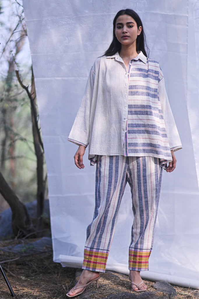 Rome, Organic kala Cotton Weave Co-Ord Set - kinchecom