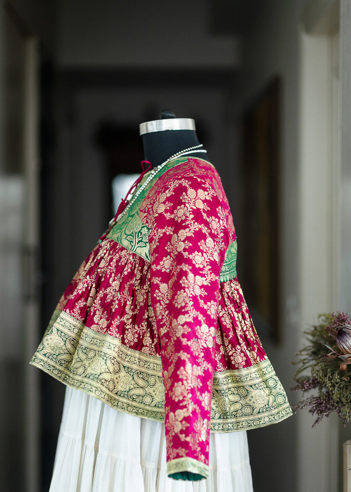 kinche rare vintage silk kedia