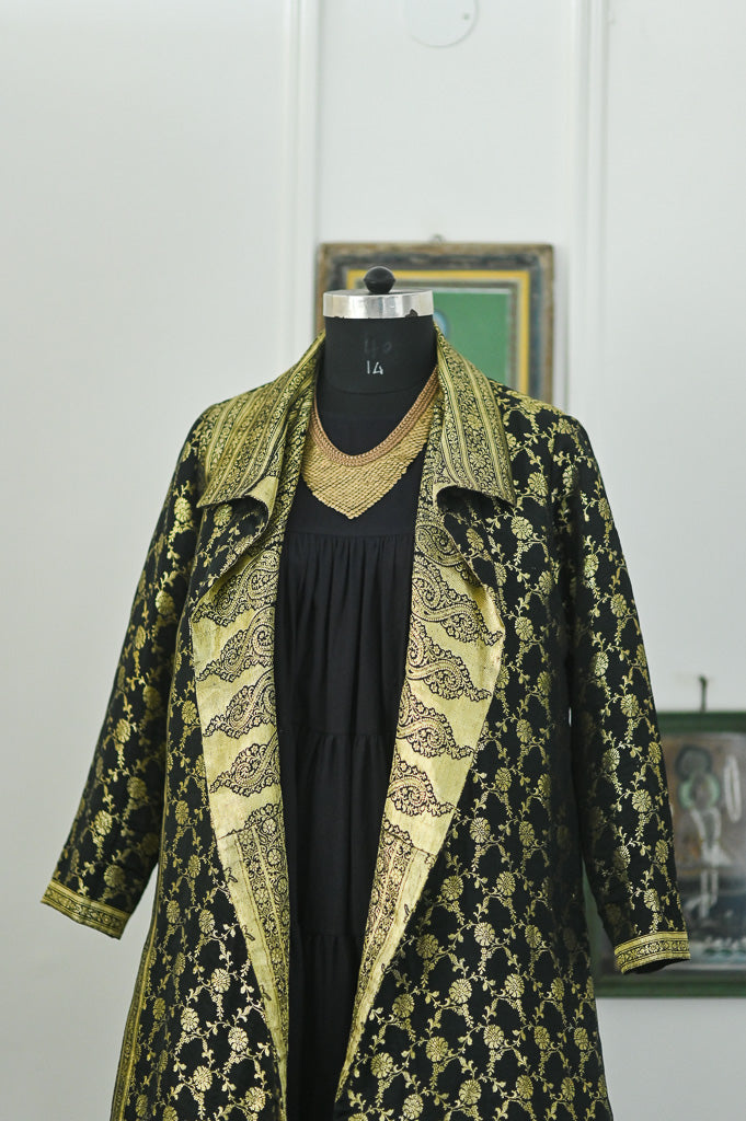 Zari Katan Silk Robe jacket 