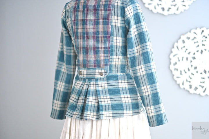 XS, Hanna, Kinche *Rare Fabric, Heritage Textiles, Kantha Short Jacket - kinchecom